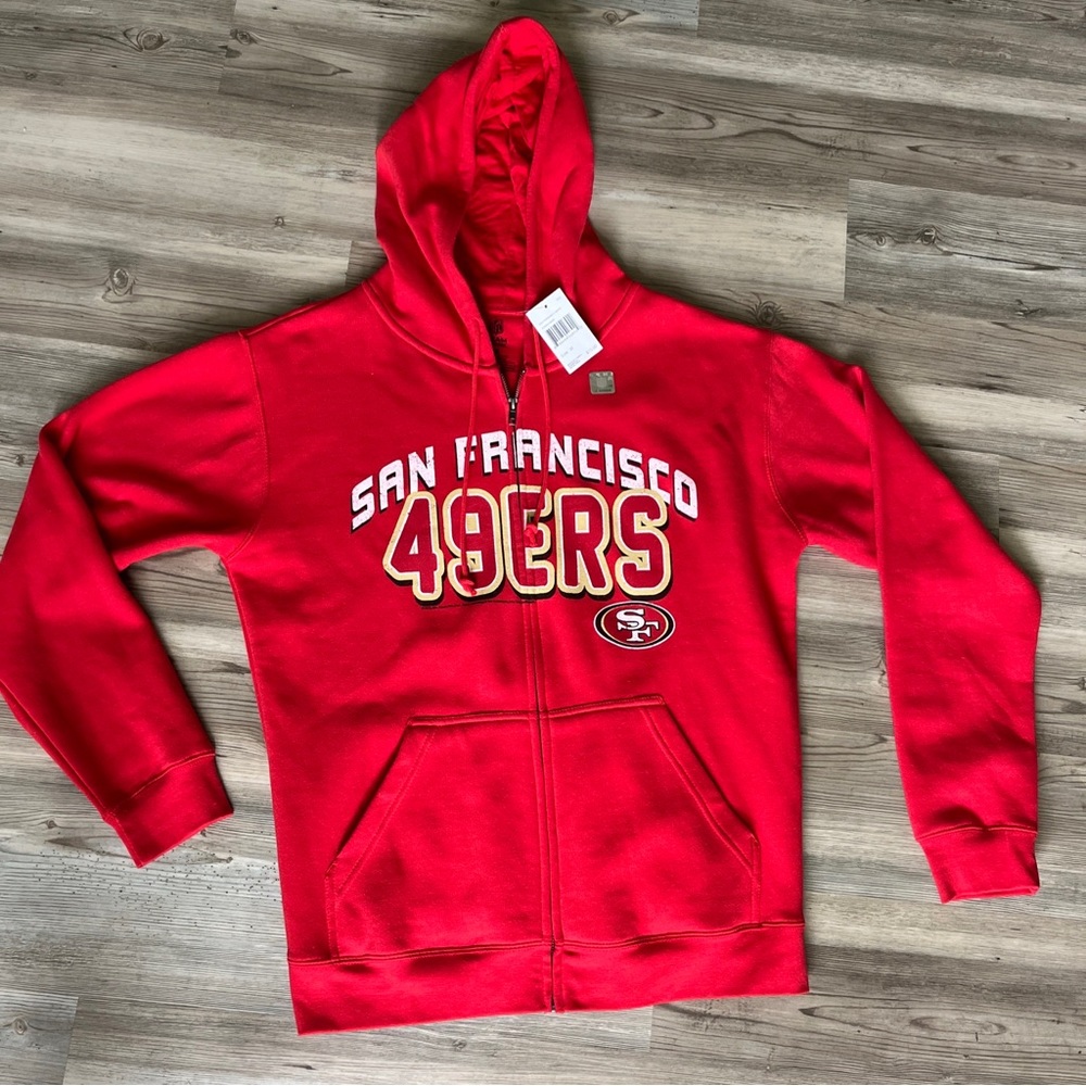 San Fransisco 49ers Full Zip Hoodie NWT 2015